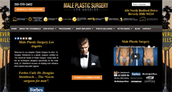 Desktop Screenshot of maleplasticsurgeryla.com